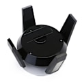 Miniatyrbillede 2 af 2: 360° Automatisk Roterende Solcelle Display Stand til Modeller og Figurer - Sort Drejebordsbase