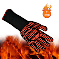 Miniatyrbild 2 av 10: 1 par brandbeständiga mikrovågsugnshandskar med hög temperaturbeständighet och flamskyddande egenskaper