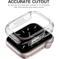 Miniatyrbillede 6 af 7: Apple Watch 7/8 shell PC Transparent (45 mm)