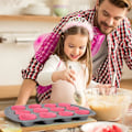 Miniatyrbillede 6 af 7: Standard lyserøde cupcake-muffinindlæg 500-tæller, lugtfri, fødevaregodkendt og fedttætte papirbagebægre (lyserøde) Pink 500pcs
