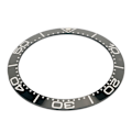 Miniatyrbilde 7 av 10: Keramisk Urkransring 38mm - Reservedel for Urmakere - Grønn Base med Hvite Tall