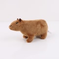 Miniatyrbild 3 av 4: Capybara gnagarmarsvin plyschdocka Capyatoa pigs 20cm