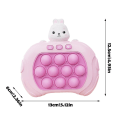 Miniatyrbillede 11 af 11: Pop It-spilmaskine Cute Cartoon Rabbit Duck Toy Quick Push Bubb rabbit onesize