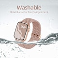 Miniatyrbillede 2 af 5: Flettet Stretchy Solo Loop kompatibel til Apple Watch Band 4pcs 1 38/40/41mm