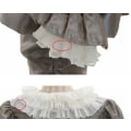 Miniatyrbilde 7 av 8: Halloween Cosplay Stephen King's It Pennywise Clown Mask Costume Gold Kid L