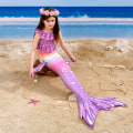 Miniatyrbilde 3 av 7: Barn Mermaid Tail Badedrakt Jenter Badedrakt Bukser Badetøy E 110