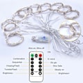 Miniatyrbillede 4 af 5: 3Mx3M LED Gardin Fairy String Lights Ind/udendørs vinduesindretning color 3*3m 300 lights