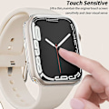 Pikkukuva 3 / 8: 2 Apple Watch koteloa iwatch 7 all inclusive Silver 41mm
