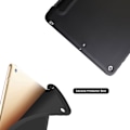 Pikkukuva 5 / 5: Sopii iPad Air 2 -nahkakoteloon, suojaava kotelo, ultraohut suojakuori, TPU-taustapaneeli - musta