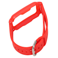 Pikkukuva 7 / 10: Säädettävä 20 mm vedenkestävä pehmeä silikoninen ranneke kotelolla, kevyt OPPO Free Red + Red Shell