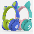 Miniatyrbild 2 av 3: Hörlurar Cat Ear Bluetooth Wireless Over blue