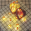 Miniatyrbild 7 av 10: 2m/6,6ft 20 LED Söta Vattenmelon Fairy String Lights - Varmvit Dekoration för Barnrum