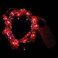 Miniatyrbild 8 av 10: 2M 20 LED Batteridrivna Koppartrådsljusslingor för Jul & Bröllopsdekoration (Kallvit)