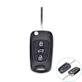 Miniatyrbilde 5 av 5: 2 STK veske nøkkelskall veske 3 knapper Fob for Hyundai Ix35 I30