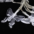 Miniatyrbillede 8 af 10: 1,2 m / 3,9 ft 10 LED Butterfly Fairy String Lights - Farverige Hjem & Have Juledekoration