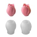 Miniatyrbillede 1 af 5: Duftlysform 3D Blomst Silikoneforme Gipsforme Ornamentforme Håndlavede Støbeforme Håndværksartikler 3