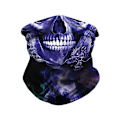 Miniatyrbilde 1 av 5: Skull Bandana - Flerbruksskjerf purple one size