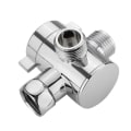 Miniatyrbillede 5 af 5: 1/2 tommer trevejs T-adapterventil til toiletbidetbruser H