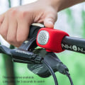 Miniatyrbillede 5 af 5: Cykelklokke 90dB elektrisk cykelklokkehorn Højt vandtæt-sort (to)