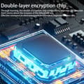 Miniatyrbild 5 av 5: 【YD】WiFi Smart Biometric Door Lock for Front Door, Keyless Entry System with Fingerprint Lock Function, Multiple Door Opening Methods