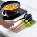 Miniatyrbillede 5 af 5: 5 stk. Plastic Ske Stand Organizer til Gaffel Spatel Stativ Ske Holder Stativ Bestik Opbevarings Stativ til Spoon Pot