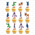 Miniatyrbillede 5 af 7: Rainbow Friends festartikler Set of 5