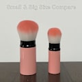 Miniatyrbild 6 av 7: Högkvalitativt bärbart mini-infällbart sminkverktyg för rougeborste Flat head brush