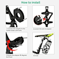 Miniatyrbilde 2 av 5: Adapter for montering av flaskeholder for sykkel, Brakett for flaskeholder for sykkel, vannrede