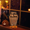 Miniatyrbillede 6 af 6: Nedtælling til Halloween-kalender Wood Advent Pumpkin Number Fun