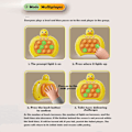 Miniatyrbilde 9 av 11: Pop It Game Machine Søt tegneserie Kanin Duck Toy Quick Push Bubb rabbit onesize