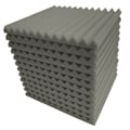 Miniatyrbild 1 av 8: 24ST 30*30*2,5 cm Ljudisolering Akustisk Wedge Studio Absorption Grey 24pcs
