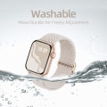 Miniatyrbillede 2 af 5: Flettet Stretchy Solo Loop kompatibel til Apple Watch Band 4pcs 2 38/40/41mm