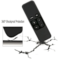 Miniatyrbilde 2 av 4: Beskyttelsesveske for fjernkontroll Apple TV 4th gen silikon Sort