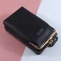 Miniatyrbillede 11 af 11: Mobiltaske Pung Kortholder Taske med skulderrem dark blue