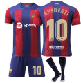Pikkukuva 1 / 2: Vanha nro 10 Messi 2324 Barcelona kotipaita, sopii aikuisille ja lapsille vanhoilla sukilla M