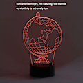 Miniatyrbilde 10 av 10: Mini Globusformet LED Nattelys - 7 Farger Visuell Optisk Lampe for Hjemmedekorasjon og Gave