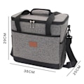 Miniatyrbild 5 av 5: Lunchväska 15l/25l Isolerad Lunchbox Soft Cooler Kylväska Gray 25L