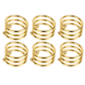 Miniatyrbilde 3 av 10: 8 stk. Gull Spiral Serviettringer - Elegante Metall Serviettringer for Bryllup, Bursdag, Middag og Familiefest med Rustbeskyttelse