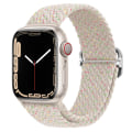 Miniatyrbillede 1 af 5: Justerbar vævet iwatch-rem (42/44/45 mm, farverige stjerneprikker) Style 6