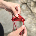 Miniatyrbild 4 av 5: Aluminum alloy tent drawstring adjuster 7.5*4*5cm red 8 pcs