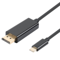 Miniatyrbild 1 av 5: USB-C till Displayport (DP) adapterkabel 1,8 m Svart