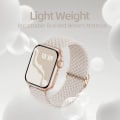 Miniatyrbillede 3 af 5: Flettet Stretchy Solo Loop kompatibel til Apple Watch Band 4pcs 3 42/44/45/49mm