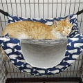Miniatyrbild 4 av 4: Kattbur hängmatta kattbo katthus husdjursförnödenheter husdjurskorg