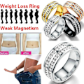 Miniatyrbillede 2 af 5: Vægttab Krystal Rhinestone Ring grey 9