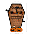 Miniatyrbillede 4 af 6: Nedtælling til Halloween-kalender Wood Advent Pumpkin Number Fun