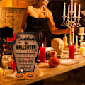 Miniatyrbillede 3 af 6: Nedtælling til Halloween-kalender Wood Advent Pumpkin Number Fun