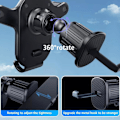 Pikkukuva 7 / 11: 360 Degree Rotating Universal Car Phone Holder Air Vent GPS Mouse