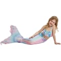 Miniatyrbilde 2 av 5: Jenter Mermaid Tail Badedrakt Kostyme Prinsesse Bikini Badedrakt Sett E407 9-10 Years