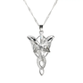 Miniatyrbillede 1 af 5: Ringenes Herre halskæde - Arwen Evenstar - silver