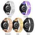 Miniatyrbilde 6 av 7: Rustfritt stål med tre perler klokke for Samsung Galaxy Watch 4 Samsung Watch 4 Classic reservedeler (rosa) guld